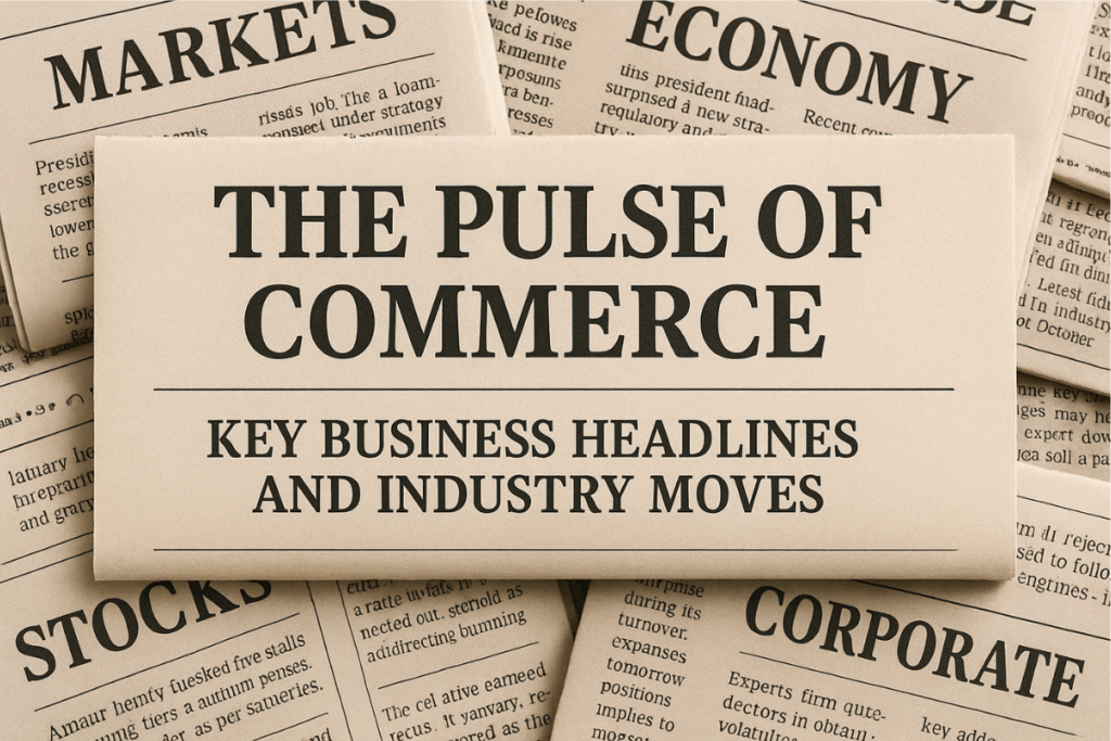 The Pulse of Commerce: Key Business Headlines and Industry Moves business news