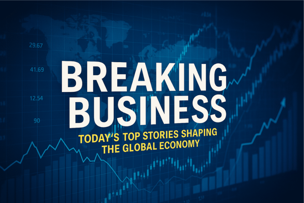 Breaking Business: Today’s Top Stories Shaping the Global Economy global economy